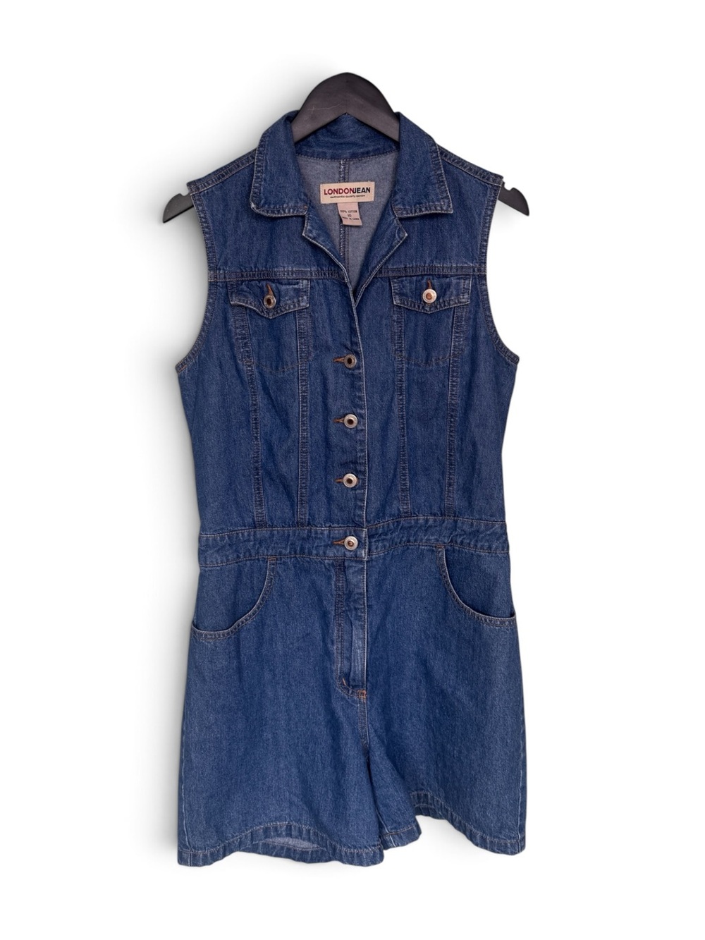 Vintage LONDON JEAN Denim romper